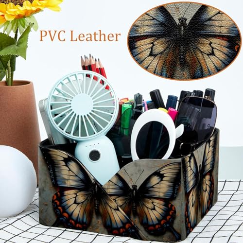 Rangement papeterie vintage papillon pour libérer l'espace de travail - 6