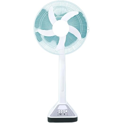Drumstone 16 Inch LED Rechargeable Battery Operated Fan