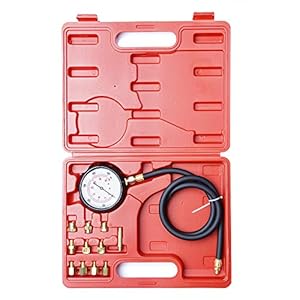 Auto Olie Druktester Meter: Automatische Transmissie Druk Tester Tool Garage Tool Kit Set met Case en 11 Adapters TU-11A…