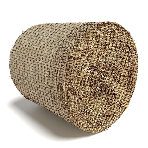 Heunetz für Rundballen,5x5ft Maschenweite 4.5x4.5cm Engmaschiges Futternetz für Pferde,Heunetz zur Artgerechten Fütterung,Rundballennetz für Heuraufe geeignet,Verlängerung der Fresszeiten (Schwarz) Heunetz für Rundballen,5x5ft Maschenweite 4.5x4.5cm Engmaschiges Futternetz für Pferde,Heunetz zur Artgerechten Fütterung,Rundballennetz für Heuraufe geeignet,Verlängerung der Fresszeiten (Schwarz)