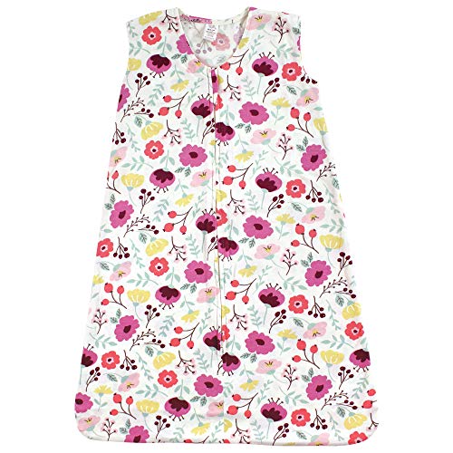 Image of Touched by Nature Unisex Baby Organic Cotton Sleeveless Wearable Sleeping Bag, Sack, Blanket, Botanical, 12-18 Months