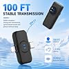 Micrófono de solapa inalámbrico para iPhone, Android, cámara y PC, 2 unidades, mini micrófono de clip con estuche de carga, reducción de ruido por IA, micrófono Bluetooth plug-and-play para podcasts, vlogs, TikTok, YouTube y entrevistas 8