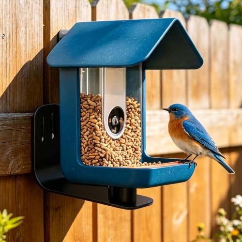 Soporte para pájaros exterior de utilidad de patio con panel resistente y duradero 5