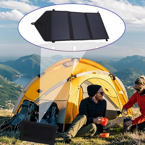 Panneau Solaire Portable 100W pour Recharger un Ordinateur