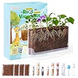 TitaniX Root Viewer Kit for Kids with 6 Seed Varieties, STEM Science Toy & Craft Growing Kits for Boys & Girls, Grow Your Own Plant for Ages 4-8 Birthday Gifts for Boy,4, 5, 6, 7, 8, Year Old
