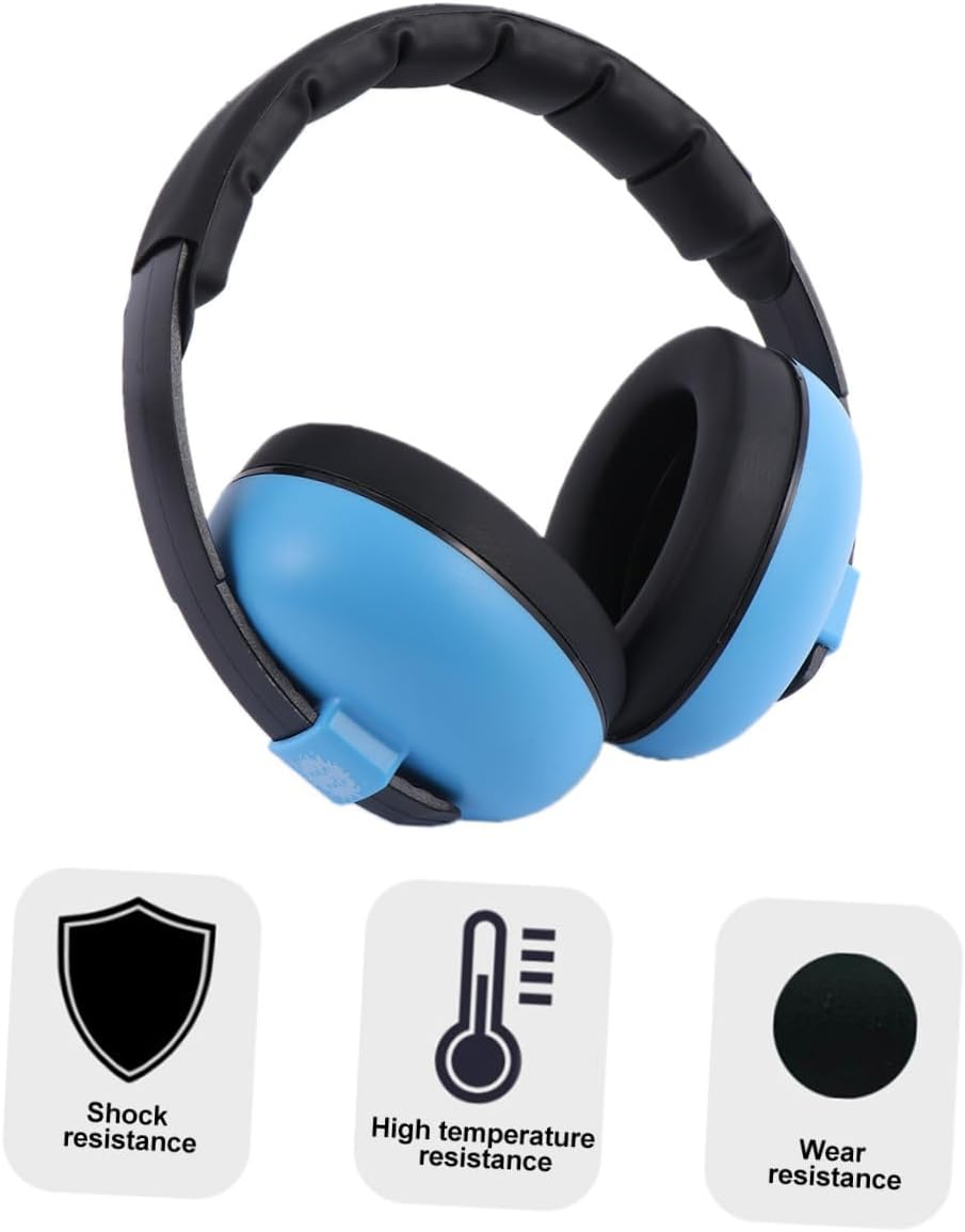 Noise Reduction Ear Muffs Ear Protection Earmuffs for Newborns Comfortable Hearing Safety Noise Blocking Random Color Random Color