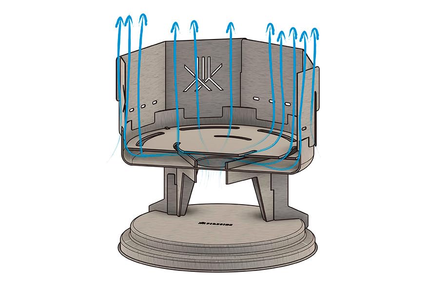 FIRESIDE 焚火台 90000 Amazon | [FIRESIDE] 焚火台 90000 | ファイヤーサイド | キャンプ用