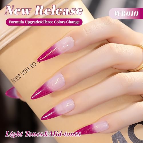 Esmalte de Uñas Gel Cambia Color 15ml Multicolor miniatura 2