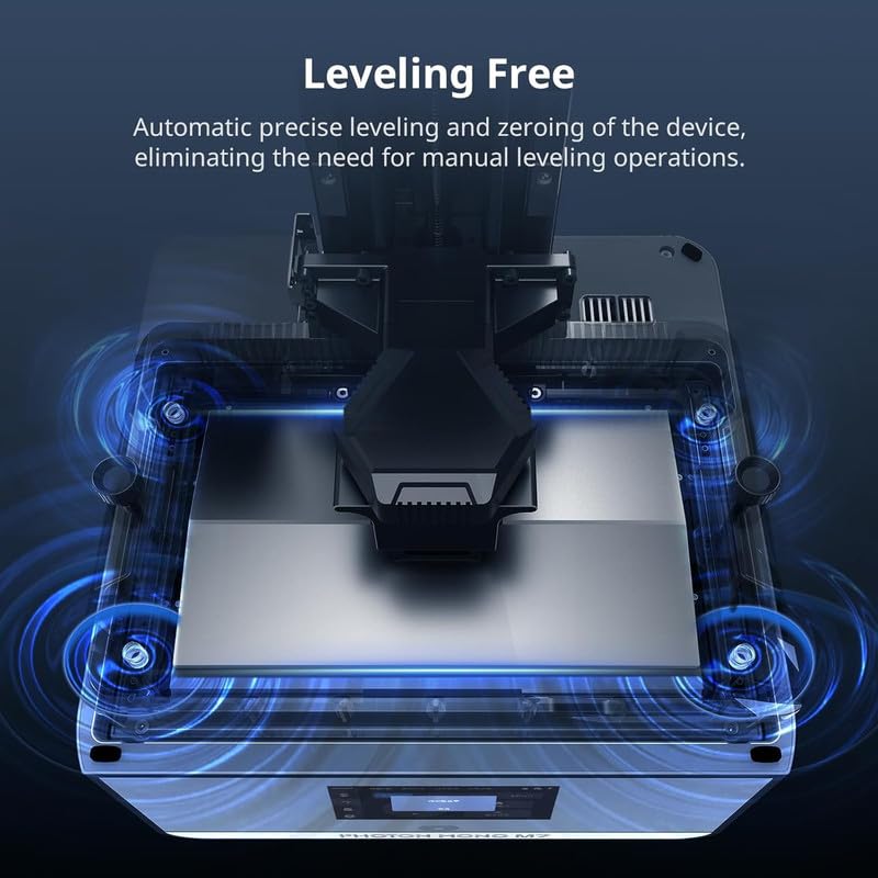 Image of 3IDEA Photon Mono M7 Resin 3D Printer, 10.1 inch 14K HD Screen with COB LighTurbo 3.0 System, 150mm /h Fast Printing, Intelligent 3D Resin Printer, Build Volume of 8.77''x4.96''x9.05''