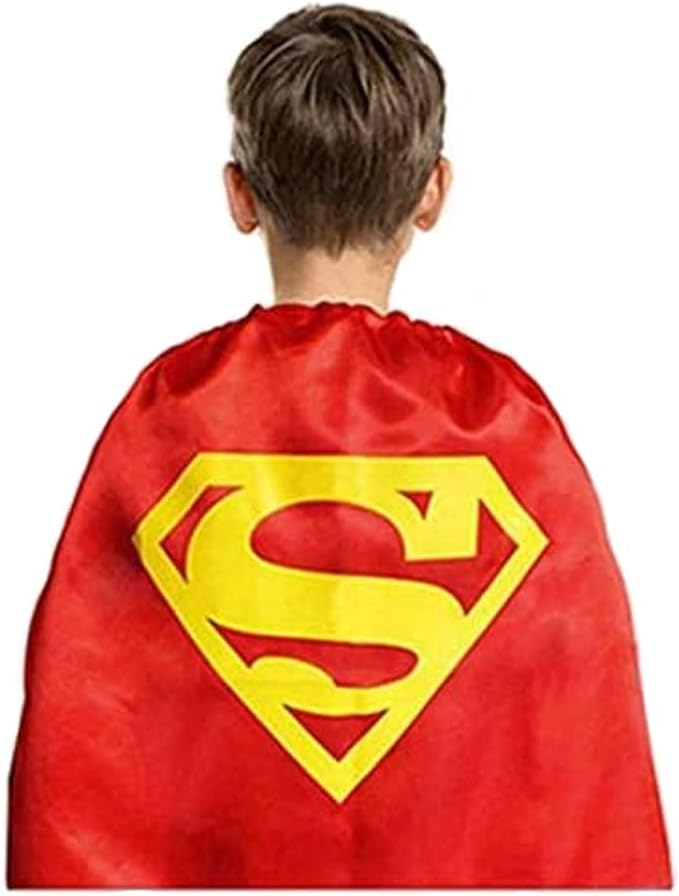 Superman Cape and Mask for kids 3-8 years, Superman Costume | Superhero Costume, Halloween Costume for Boys, Book Character Costume | Kids Cosplay Costume for Superhero Party Favors 2026 - view 2