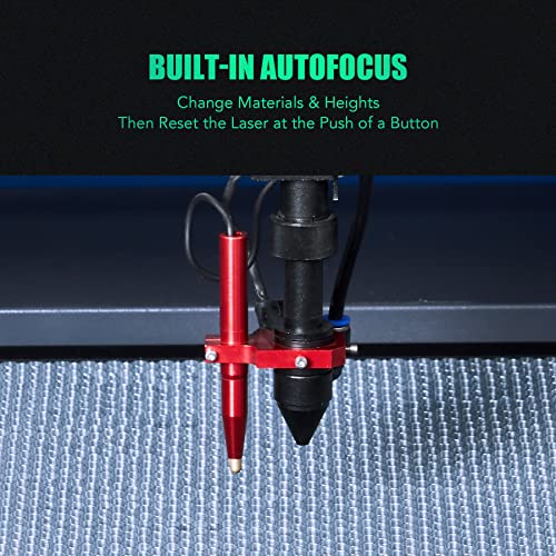 OMTech 80W CO2 Laser Engraver, 80W Laser Engraving Machine, 24x35 Laser Marking Etching Machine with Ruida Controller Autolift Autofocus and Air Assist, Laser Cutting Machine for Wood Acrylic More