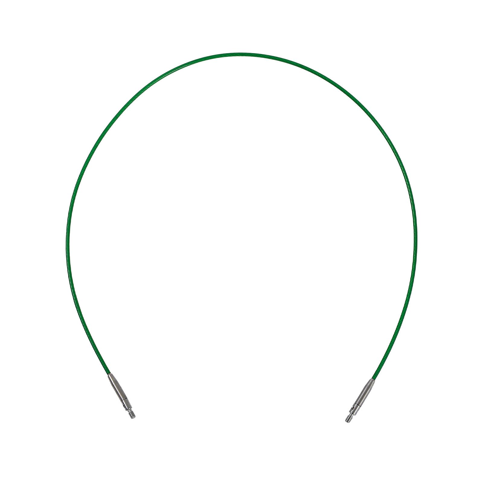 Tsophreniq Replaceable Knitting Needle Cable Rustproof Aluminum Knitting Needle Cable for Weaving Sweater Tapestry Yarn Crafting