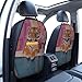 Elegant Tiger In A Bathtub Car Seat Back Kick Protectors,2 Pack Kick Mats With Storage Pockets For Vehicles To Protect From Dirt Mud Scratches