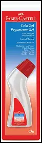 Cola Gel 63G - Frasco Ergonômico, Faber-Castell, Multicor