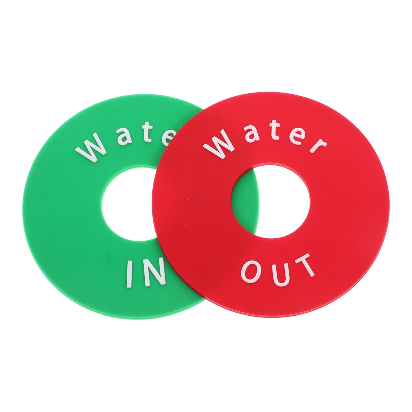 HAWILLOSCH Water Classification Tags Plastic Valve Reminder Signs Inlet Outlet Labels Air Valve Tags Sign Safety Assurance