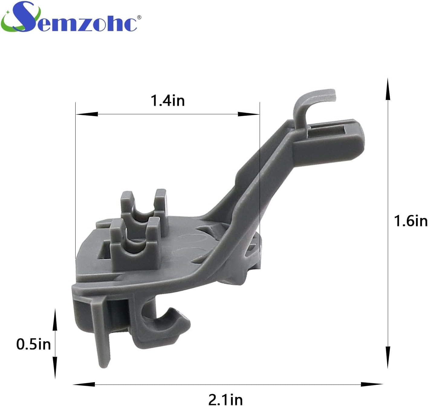 428344 418499 Dishwasher Lower Rack Clips Replacement Parts Fit for Bo-sch | Replaces 00428344 AP5263608 00418499 00420199 420199, Bottom Wheels
