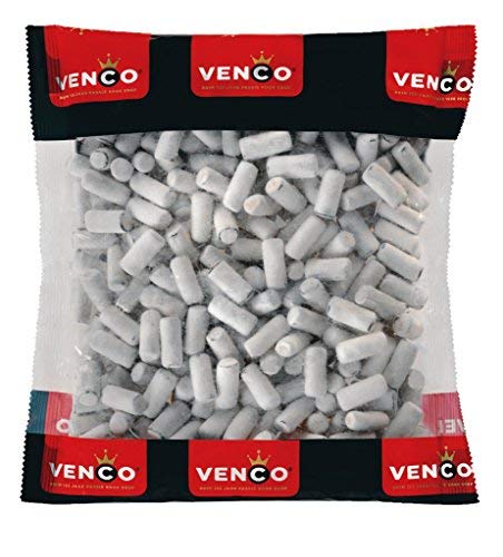 Licorice In 1 Kilo /2.2Lbs - Venco Schoolkrijt (Mint Coated Licorice) School Chalk Liquorice. - Pack Of 3 #TOP5