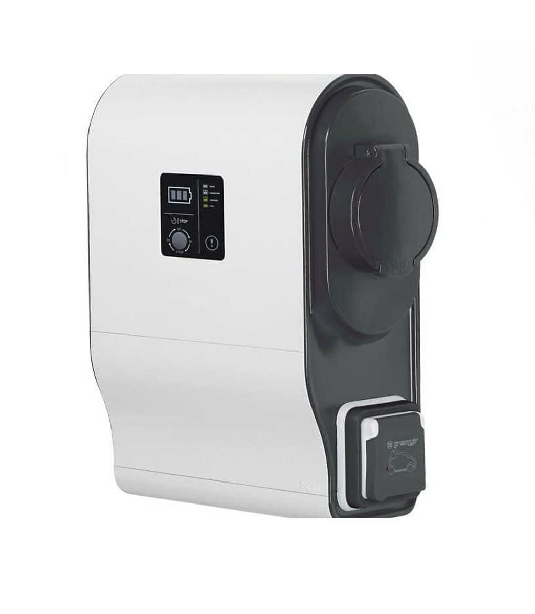 Bticino Legrand 058001 Stazione di Ricarica Green Up Premium In Plastica, Monofase 7.4 kW, 16 o 32 A, per la Ricarica di 1 Veicolo Elettrico, con Installazione da Parete o da Pavimento