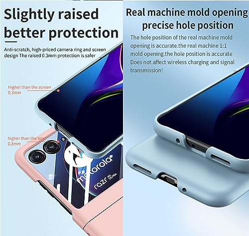 MOJIA Case for Motorola Moto razr 50, Ultra Thin and Silky Skin Feel Anti Drop and Anti Scratch Cover - Image 4