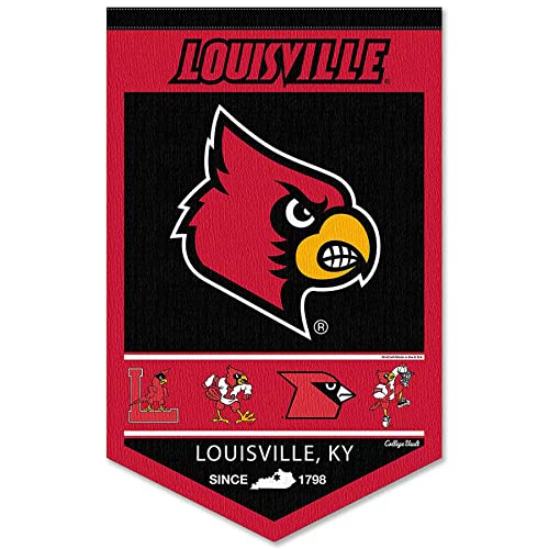 College Flags & Banners Co. Louisville Cardinals Heritage History Banner Pennant