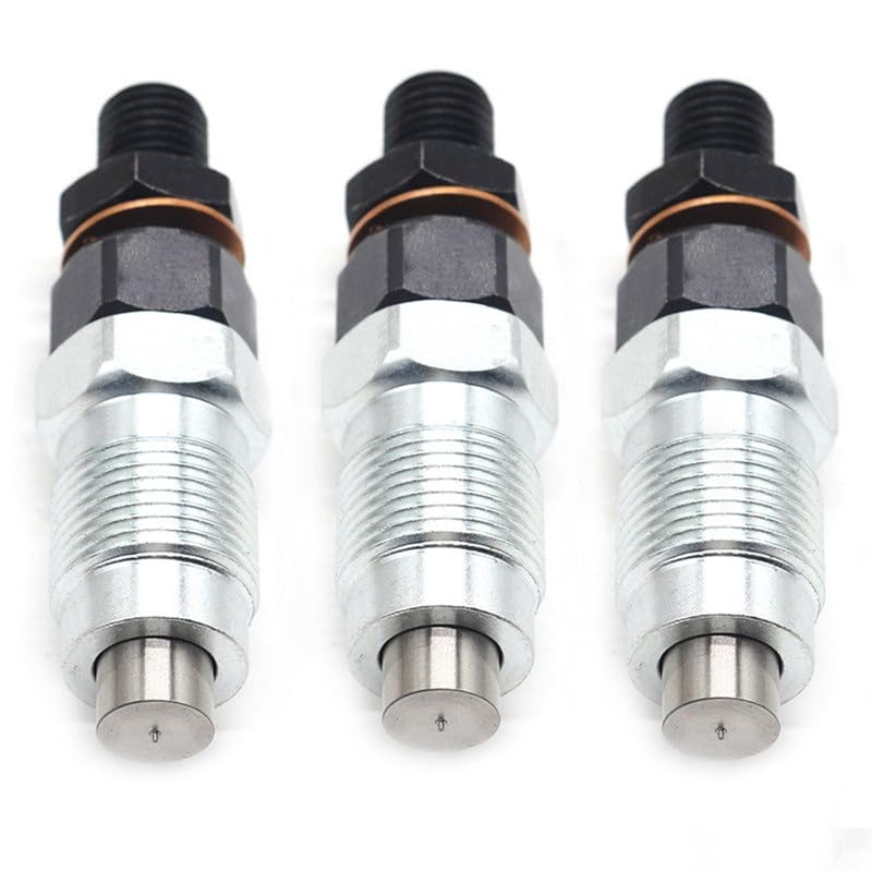 ZINSAN Set di 3 Pezzi - Iniettore di iniezione Carburante di Ricambio for ugello for Motore Kubota D722 D782 H1600-53000 16001-53002 16001-53000 [Replacement]