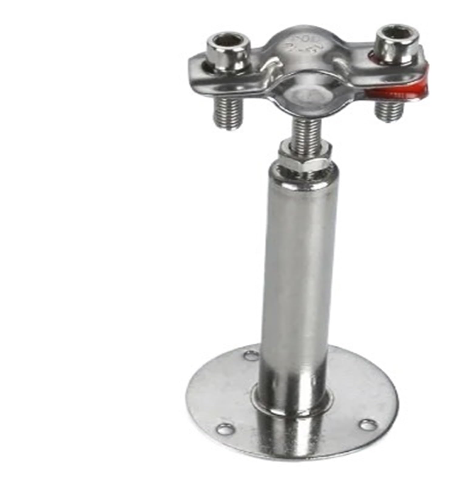 Support de collier de serrage pour tuyau 80-89mm inox fixation murale