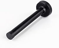 Vista 22 de Topes de puerta, tope de puerta largo, tope de puerta de 5 pulgadas, topes de puerta negros para montaje en pared, tope de puerta de acero