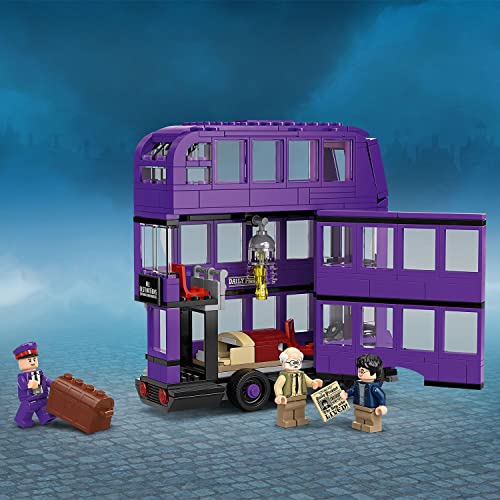 Harry Potter Nottetempo, Set da Collezione con Autobus Giocattolo a 3 Piani con Minifigure, 75957 - Lego - Immagine 1
