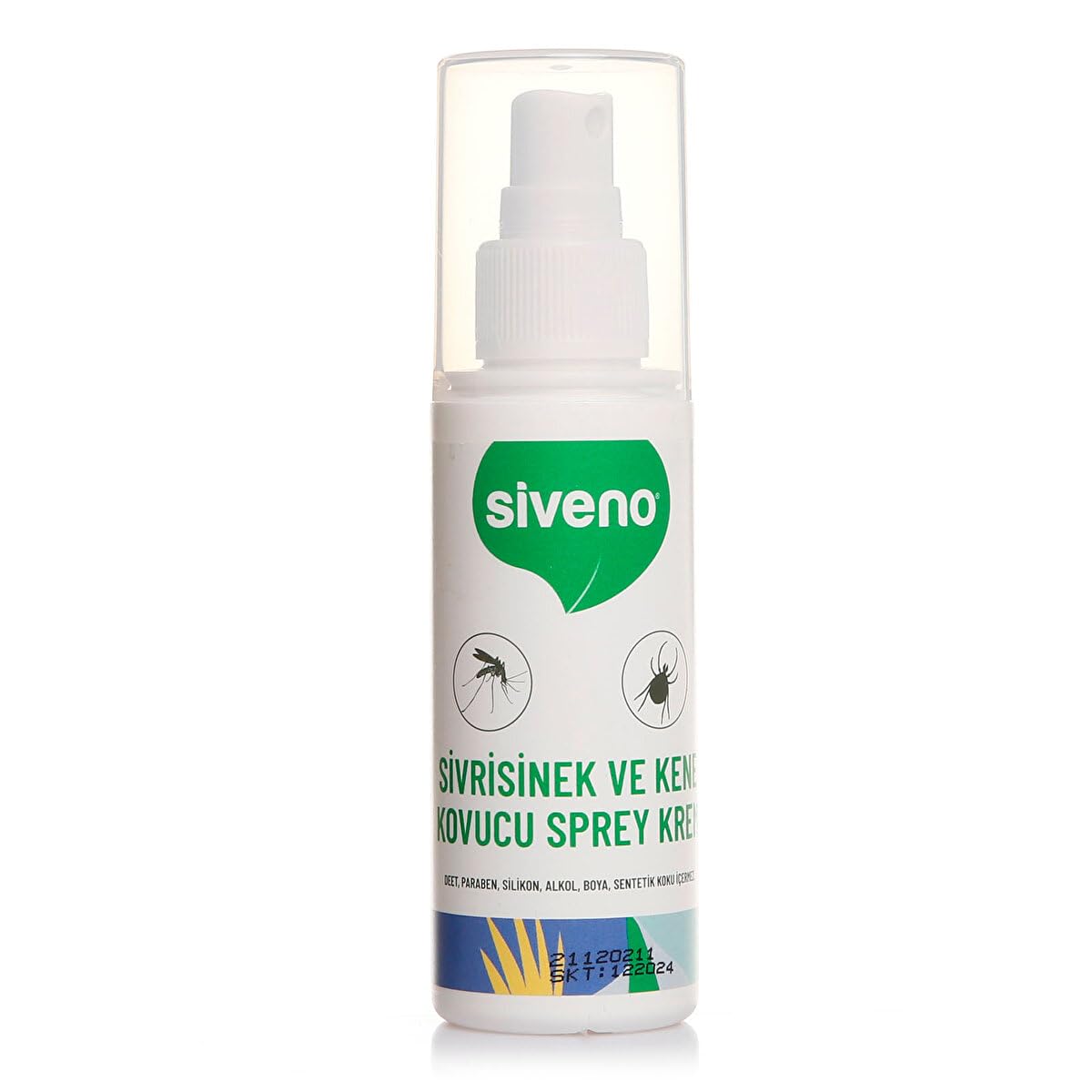 Siveno%100 Sivrisinek ve Kene Kovucu Sprey Krem 100 ml