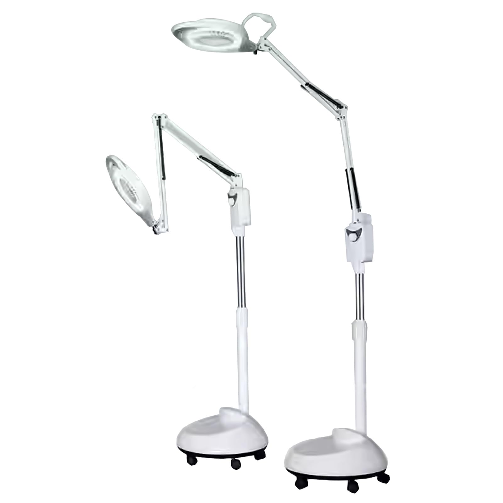 Lampada di Ingrandimento a Luminosità Regolabile con Rullo, Lampada Medicale LED, Lampada Scialitica Dimmerabile, Lampada Senza Ombre, per Trattamenti per Il Viso, Estetiste per Ciglia