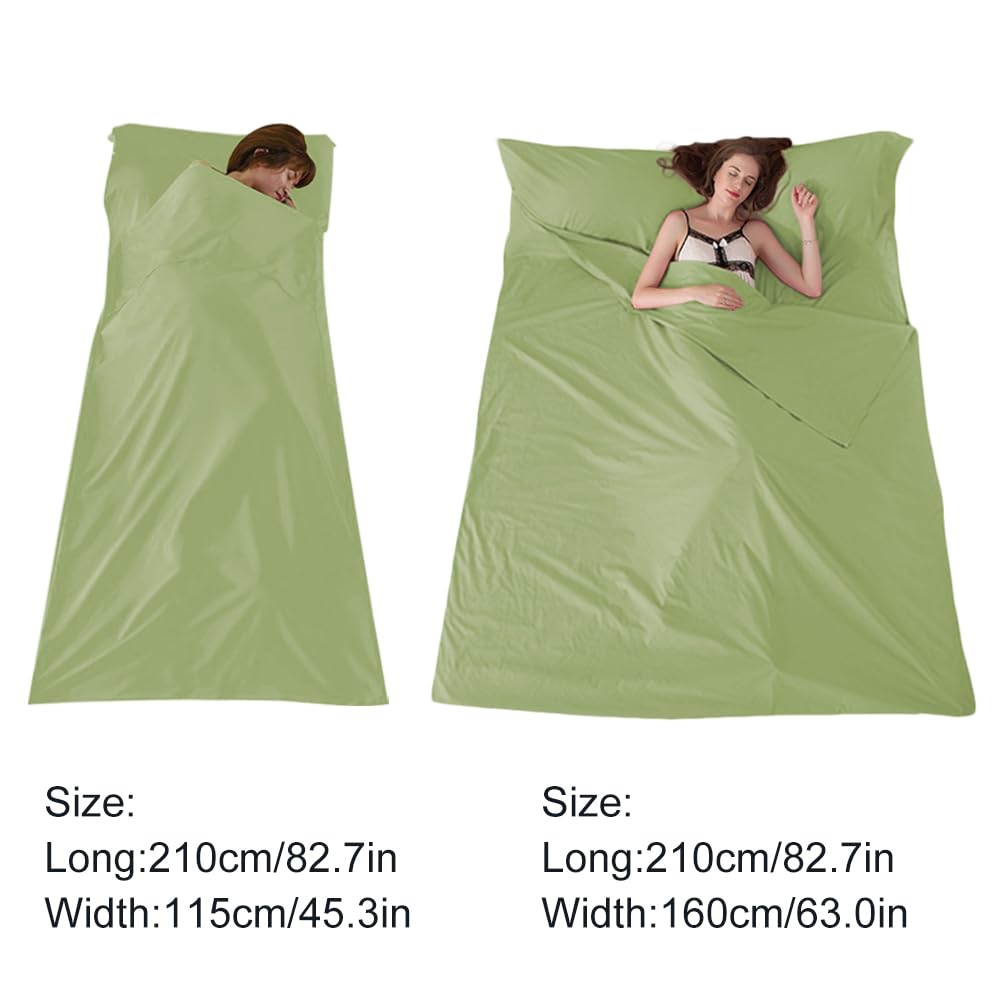 Mannice Śpiwór Sleeping Bag Liner dla dorosłych, uniseks
