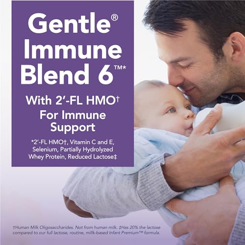 Image of Amazon Brand - Mama Bear Gentle Premium Baby Formula Powder, DHA for Brain Support, Gentle Immune Blend 6, 2'FL HMO, For Fusiness, Crying & Gas, 21.5 oz, 1.34 pound (Pack of 2)