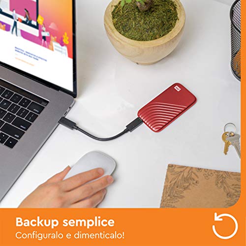 WD 1TB My Passport SSD portatile con tecnologia