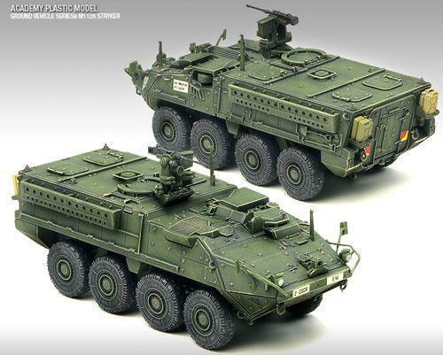 Amazon.com: ACADEMY 1/72scale model kit M1126 STRYKER 13411 : Arts