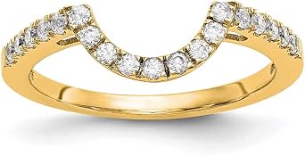 14K Yellow Gold Natural Diamond Wedding Band RM2331B-029-YAA