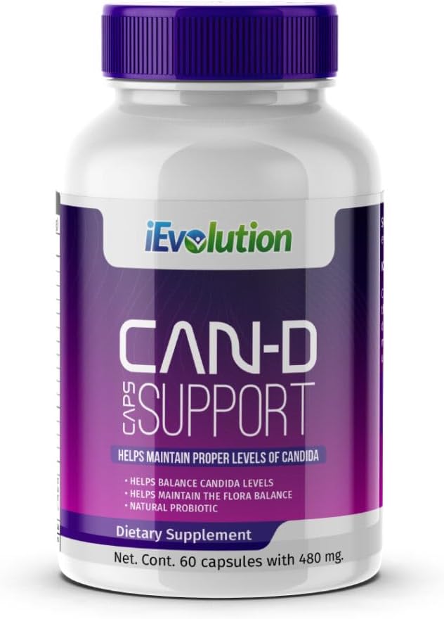 iEvolution CanD Caps Advanced Candida Control Supplement