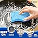 12 Count Non-Scratch Dish Sponges Kitchen, Long Lasting Cleaning Sponges for Dishes,Dual Sided Kitchen Sponges, Cleans Fast Without Scratching, Easy to Dry and Reusable-Blue