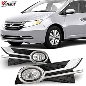 Winjet WJ30-0402-09 OEM Series for [2014-2016 Honda Odyssey] Driving Fog Lights + Switch + Wiring Kit