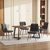 [Intégration compacte] : grâce à sa forme claire, cette combinaison se fond parfaitement avec n'importe quel style de décoration. Solution idéale pour économiser de l'espace, les chaises sont faciles à glisser. Utilisez l'ensemble table de cuisine avec chaises pour les repas de famille ou comme élément de l'ensemble de meubles de salon. Cette table à manger est peu encombrante.