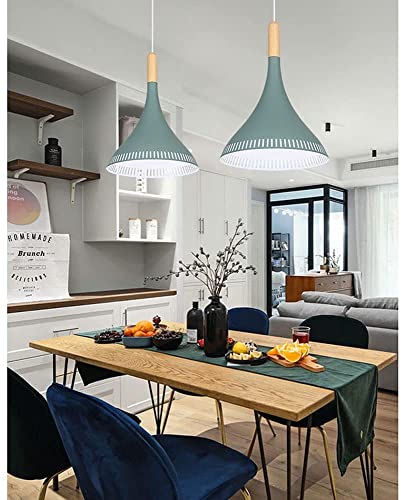 Kvivi Pendant Light Fixtures, Rustic Pendant Light Wrought Iron Chandelier Nordic Style Hanging Lamp Color Macaron Lampshade,E27 Lighting Fixture (Color : Gold) #TOP2