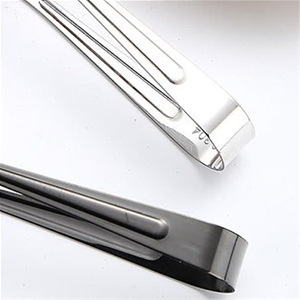Stainless Steel Food Tongs Multi Purpose Food Tongs Barbecue Tongs Stainless Steel Steak Tongs Stainless Steel Durable Versatile Use Kitchen Cooking Utensils Party Buffet Clip Kitchen Accessories(Silv
