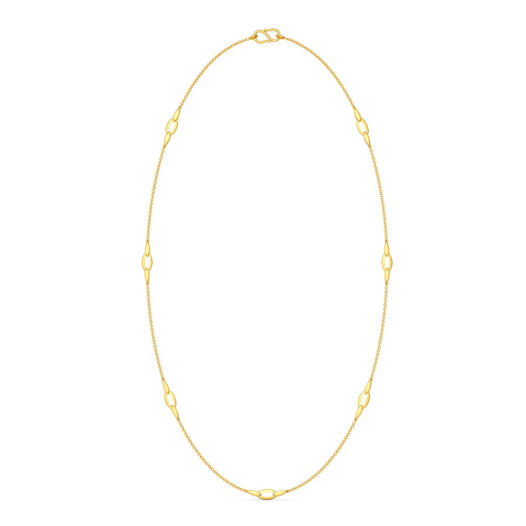 MELORRA18 KT My Kinda Loops Gold Chain Yellow Gold