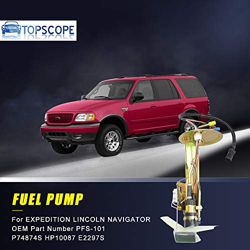 Fuel Pump Module Assembly E2297S For 1999 2000 2001 2002 Ford Expedition 4.6L 5.4L 1999 Lincoln Navigator (4Wd Only) Topscope Fp2297S #TOP5