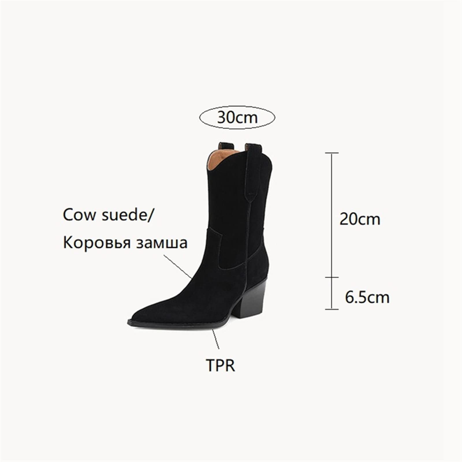 Buty damskie Jesienne buty damskie Buty dżinsowe Damskie buty ze szpiczastym noskiem Grube obcasy Buty damskie Zimowe krótkie buty typu western Damskie buty dżinsowe.
