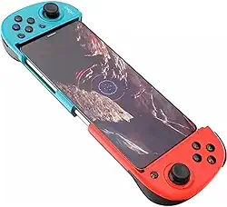 Controle Gamepad Bluetooth BSP D3 para Android iOS PC PS4 Switch – Função Macro, Bateria Recarregável, Conexão Sem Fio, Suporte Extensível, Compatível com Xbox Cloud e Game Pass (Preto)