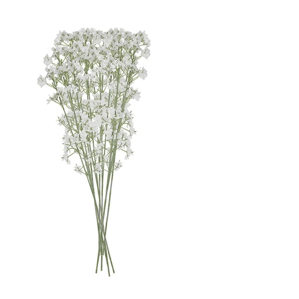 Xoeryoy Artificial Baby Breath Flowers Gypsophila Bouquets 40cm White Plastic Flower for Home Decoration 10PCS