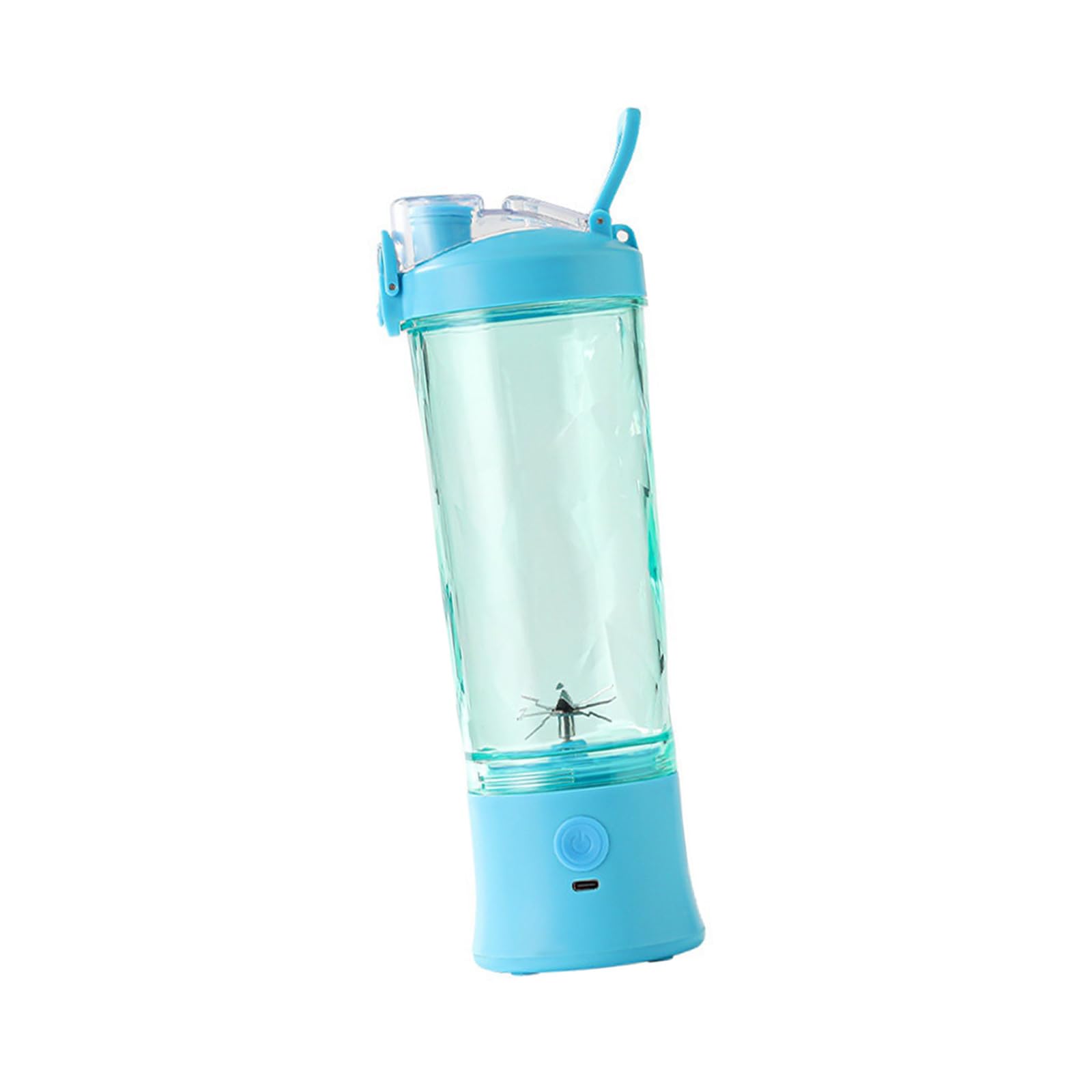 Tfaoys Blue Practical Juicer Machine With Detachable Parts Easy Cleaning Juicing Tool Travel Juices Maker Texture Liquid Combiner Cup