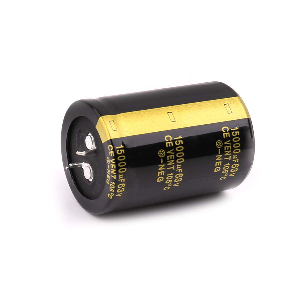 63V 15000uF Aluminum Electrolytic Capacitor Amplifier Audio Filter Capacitors Volume 35x50, As shown in the figure