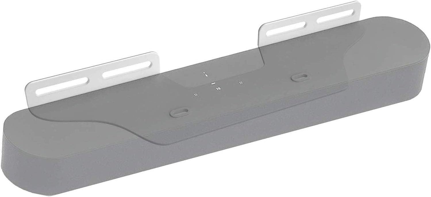 WALI Speaker Wall Mount Bracket Kit for SONOS Beam Soundbar, (SON002-W), White