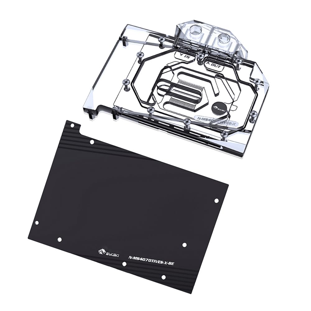 Radeon VII EK Bykski 水冷ブロックバックプレート